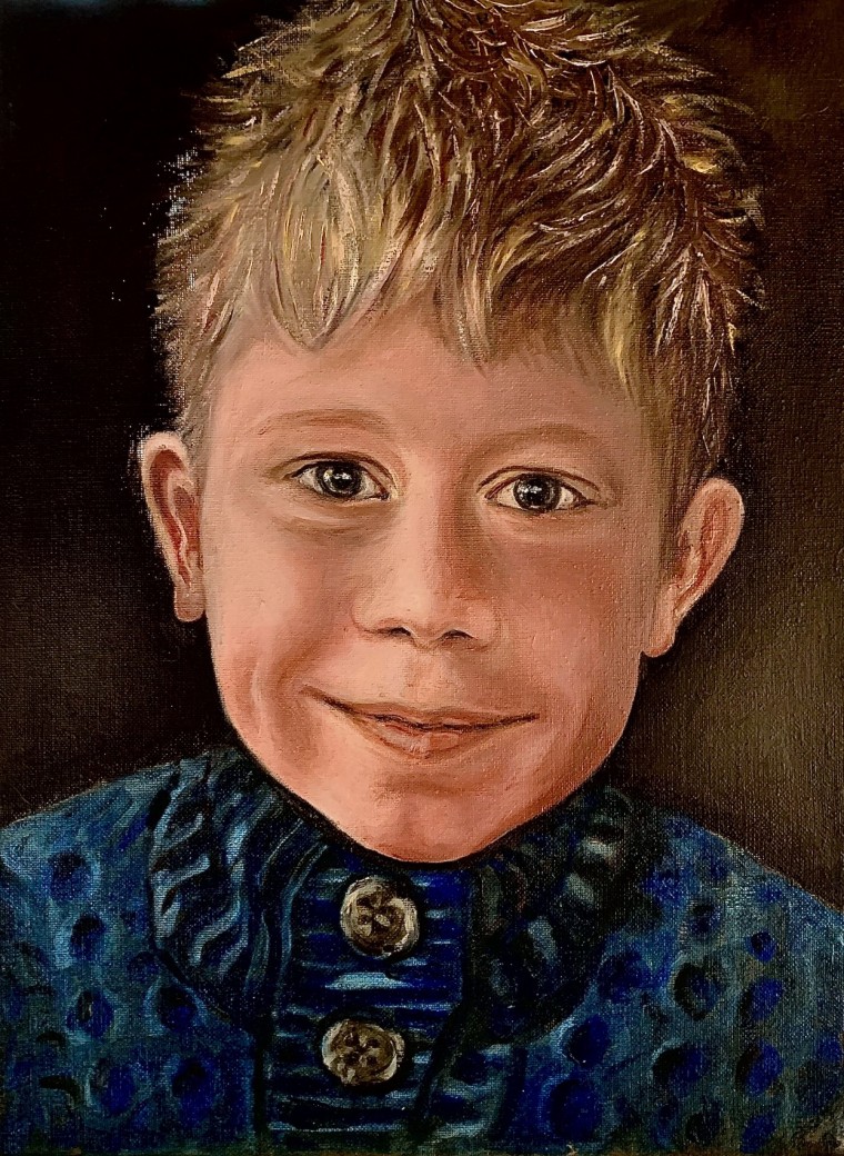 Jacob, Öl, 2022, 30X40